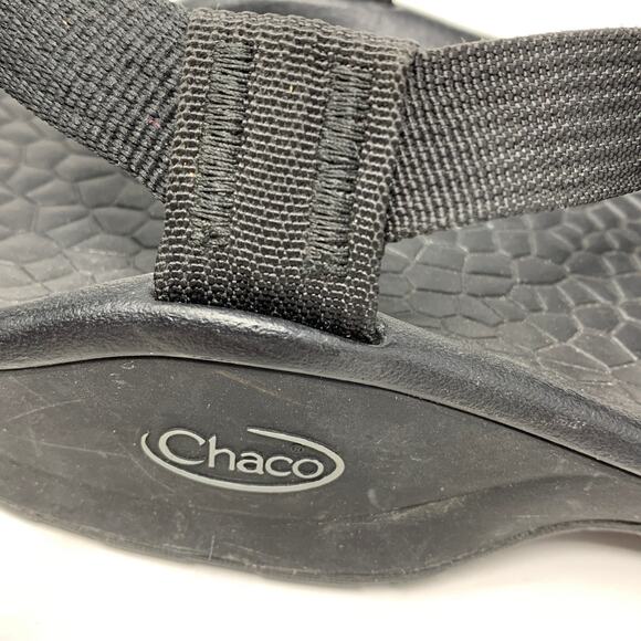 Chaco Men's Size 12 Z/2 Classic Sport Sandal Buckle Straps Black - Picture 6 of 8